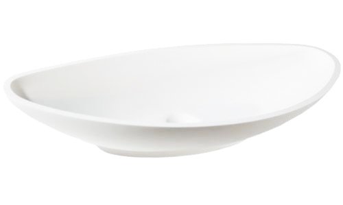 Раковина Gondola Ярко-Белая из искусственного камня на заказ